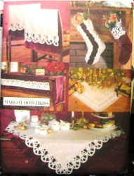 9920 VICTORIAN XMAS TREE SKIRT, SCARF, LINENS, STOCKING PATTERN